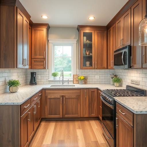 Remont kuchni z meblami na wymiar i nowoczesnym sprz&eogon;tem AGD